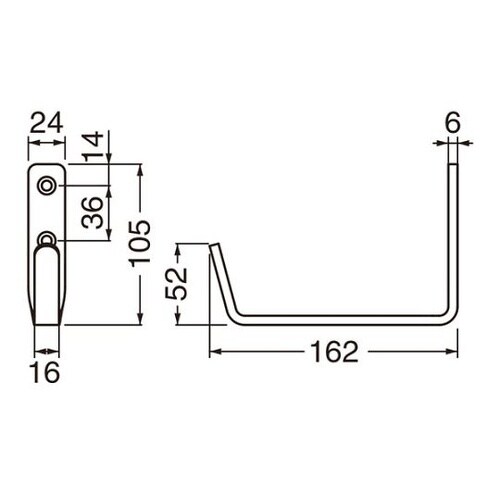 ST203フック4Lソフトミラー