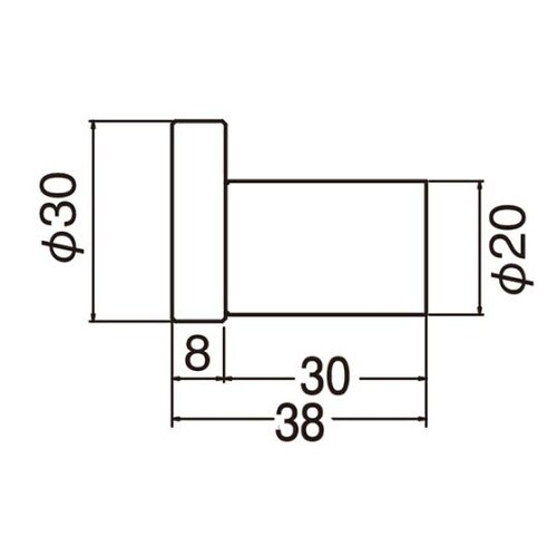 ST274ピーコックフック38ミリ鏡面磨