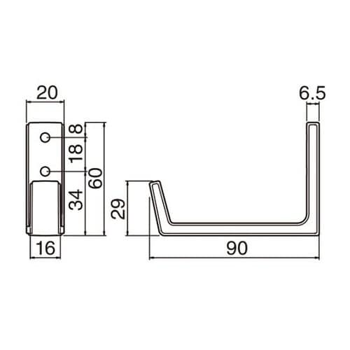 CZ13 アルションフックL形90黒梨地
