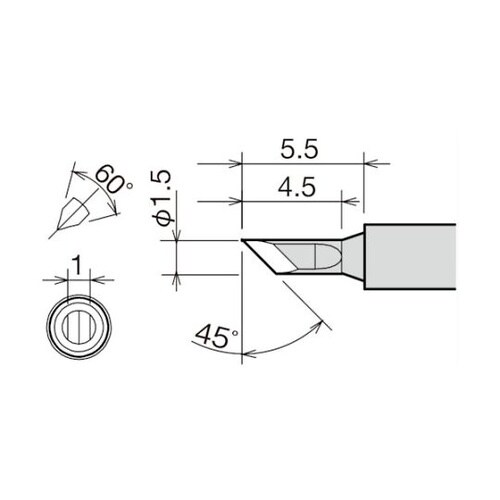 RX81HRT1.5K替こて先1.5K型