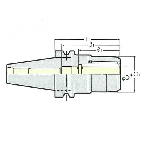 BT40C20−90Gミーリングチャック