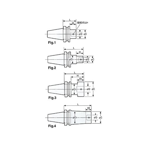 BT40Q20−80 ベースホルダ