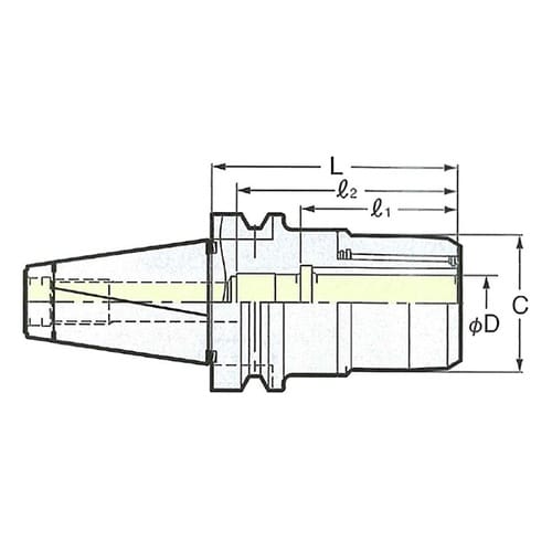 MBT40C2070Gミーリングチャック