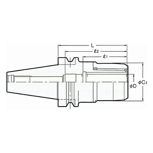 NBT30C2575Gミーリングチャック
