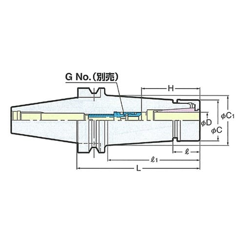 NBT30−SK10C−75P チャック