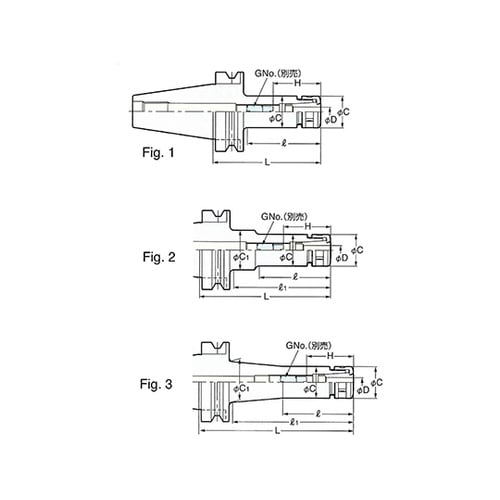 NBT30−SK20−60スリムチャック