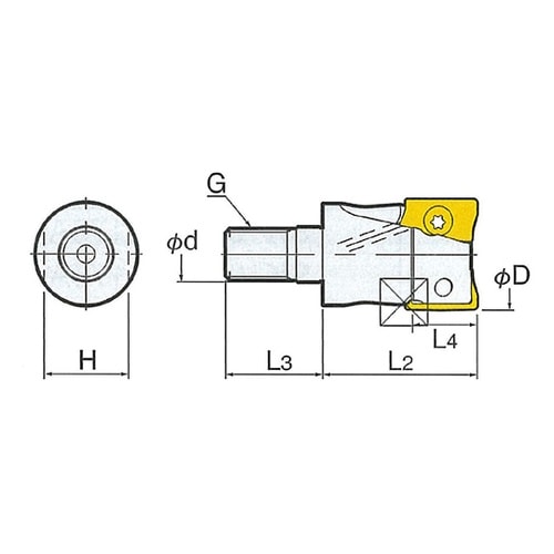 NBT40−MDPE25−90エンドミル
