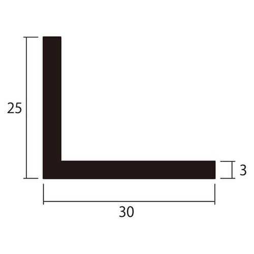 アングル1m3.0×25×30銀4本