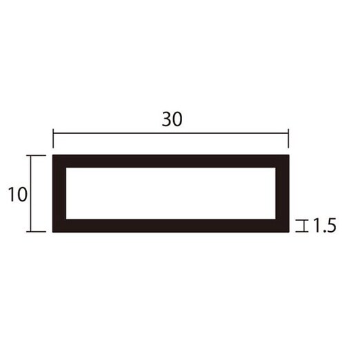 角パイプ1m1.5×10×30ステン4本