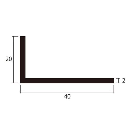 アングル2m2.0×20×40ステン2本