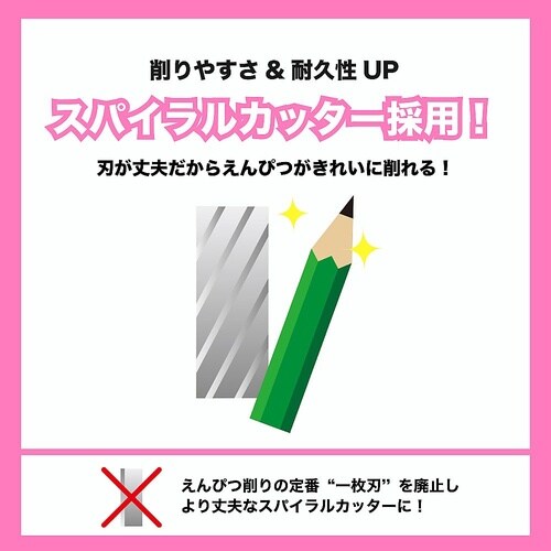 PS70P えんぴつけずりき ピンク