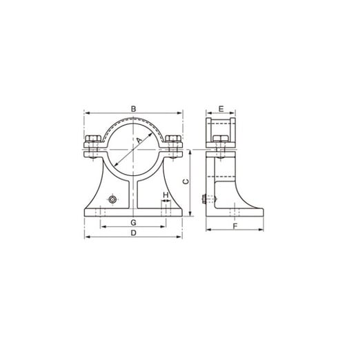 HD−32 ケーブル端末処理用ブラケット