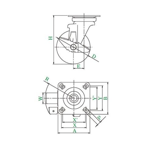 UWJ−75S J−S型 自在車75mm