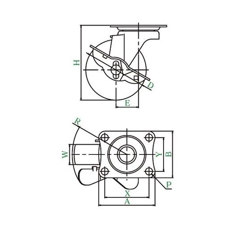 SUS−SG−65NS 自在車 65mm