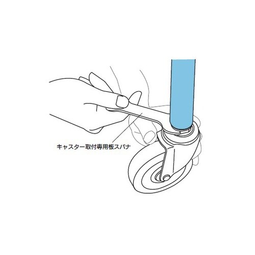 HT−S型キャスター 自在車ねじ込み式(