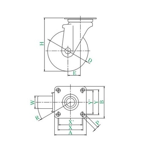 GUJ2−130J2型自在車130mm