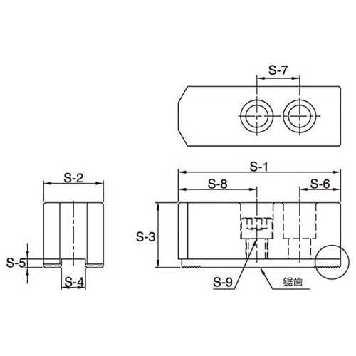 FT−SJ12 パワーチャック用生爪