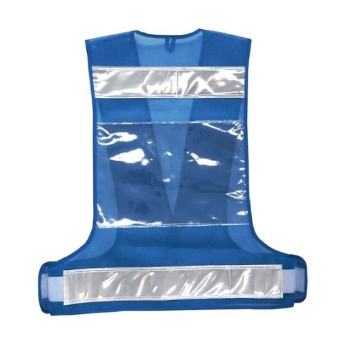 5941011アピール安全ベスト青/白