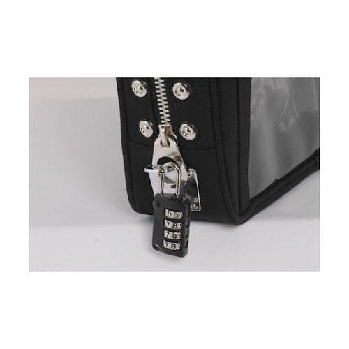 PMU09 ポーチ 馬蹄錠金具付 青