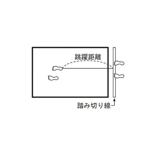 立ち幅跳び測定マットII 100×330