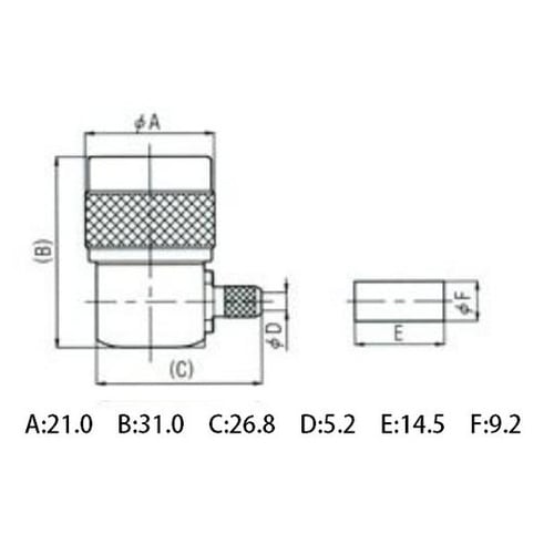 ケーブル用L曲りプラグ(圧着式) NLP