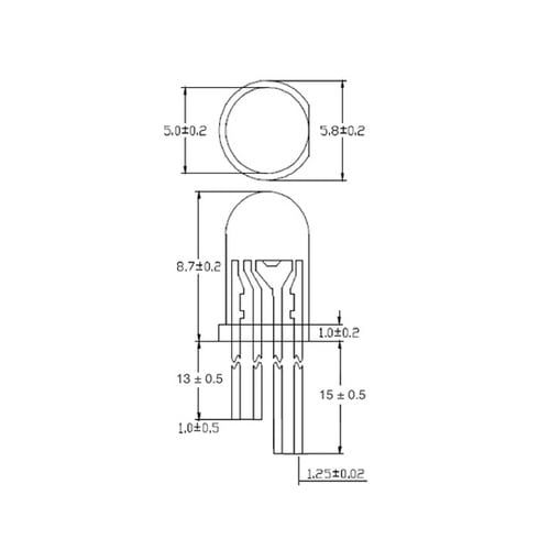1938 スルーホールLED