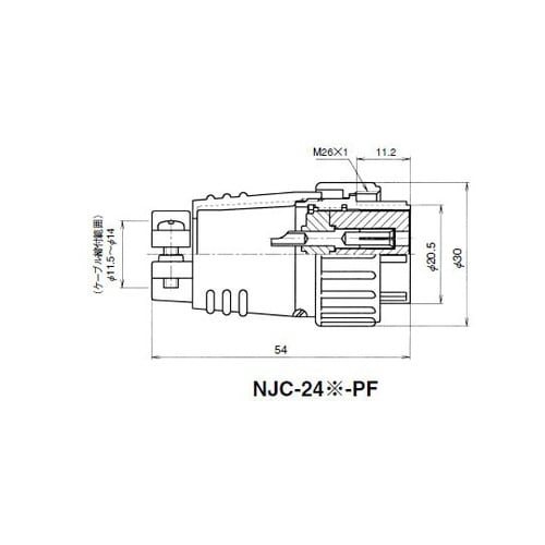 NJC2421PF NJCプラグ