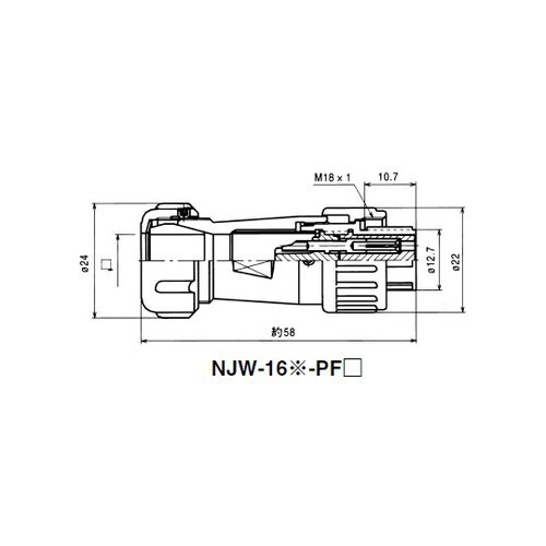 NJW165PF7 NJWプラグ 防水型