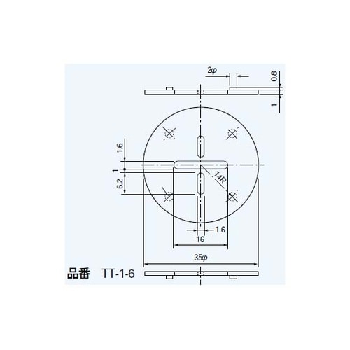 コンデンサースペーサー 35Φ(100個