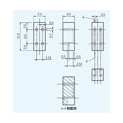 LW−1 LED用スペーサー