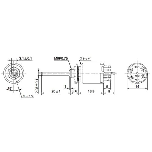 MRY−106 ロータリースイッチ