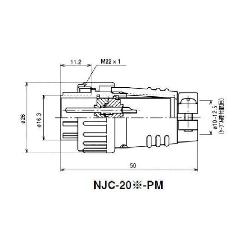 NJC203PM メタルコンセント