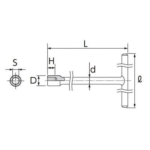 TH−13 T形レンチ