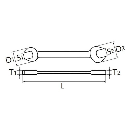 S2−1X1−1/16 スパナ インチ