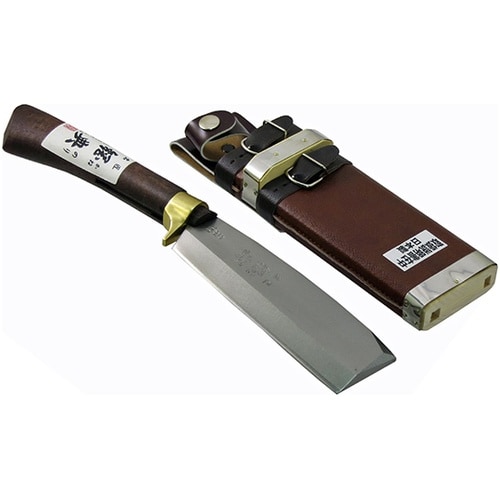 C−20 鋼付最高級鞘鉈 顎付 コブ柄