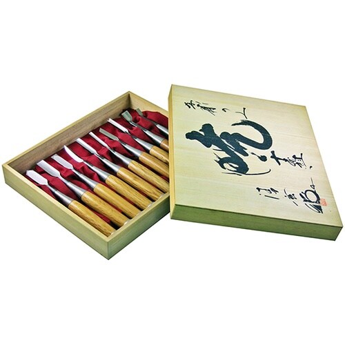 叩き木彫のみ 10本組