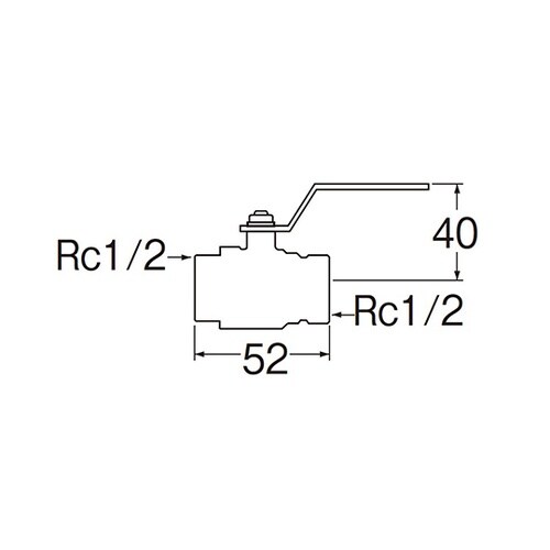 ボールバルブF型 呼び13 JV650F
