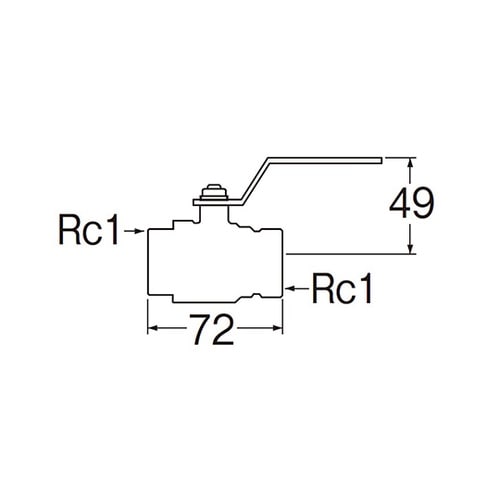 ボールバルブF型 呼び25 JV650F