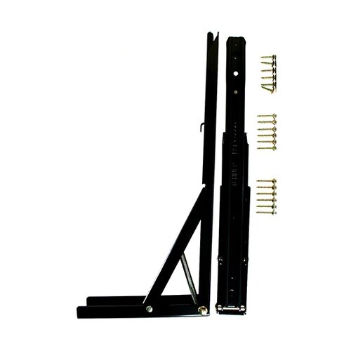 棚受 タッチポン 黒 292mm 2個入