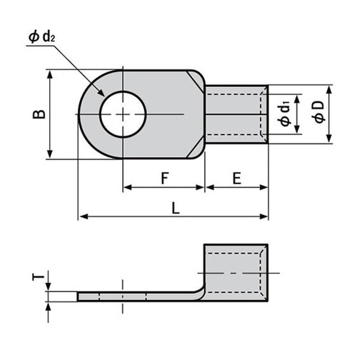 R22−12JP 丸形端子(R形)