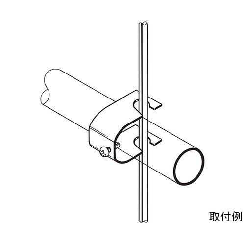 電線管支持金具吊ボルト 丸鋼用 1セット