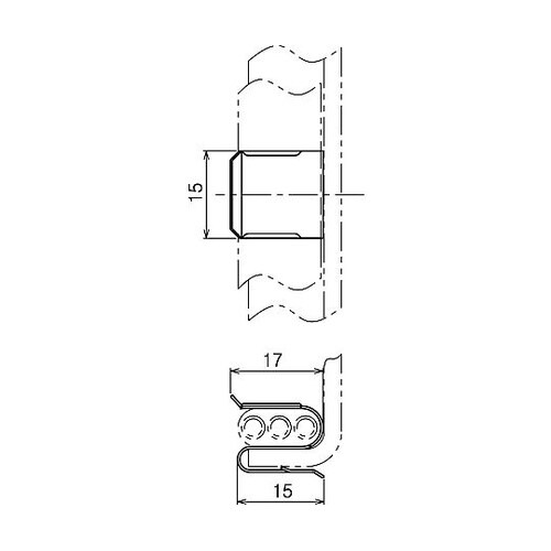 FVラック ケーブル支持金具 1箱(50
