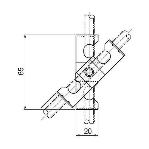 吊りボルト・丸鋼振れ止め金具 1箱(20