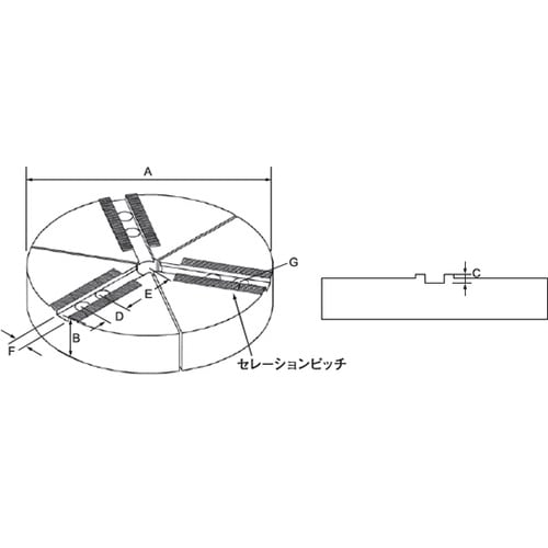 R−HO−10−H50 円形 鉄/アルミ