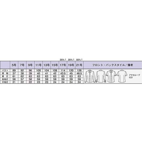 RB4550−6 9G 半袖ブラウス