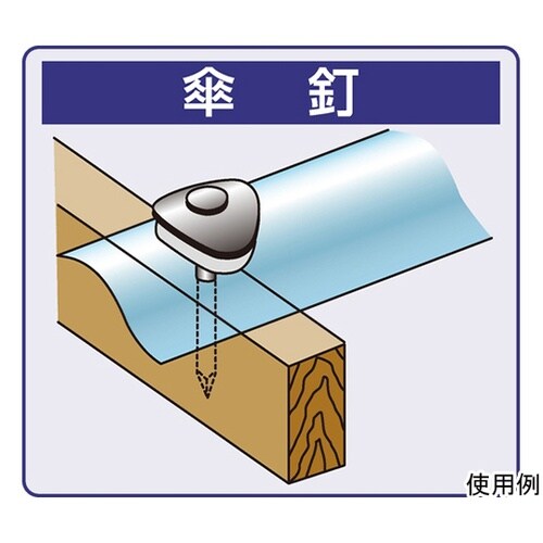 ガルバ波板専用傘釘スクリュー #13×5