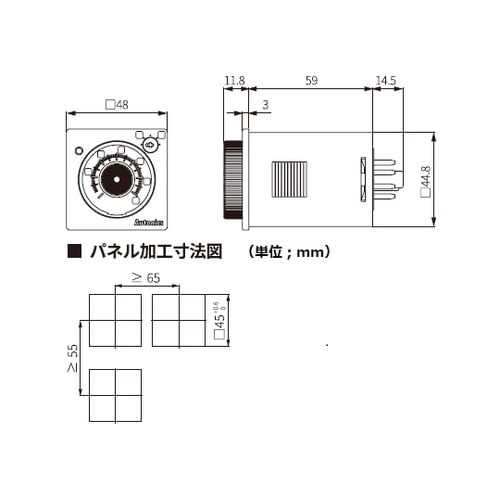 ATE8−46D 単純アナログタイマ