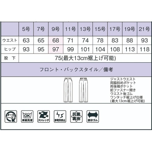 AP6250−16 9G らくらくパンツ