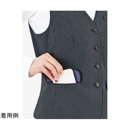 AV1277−2 19G ベスト グレイ