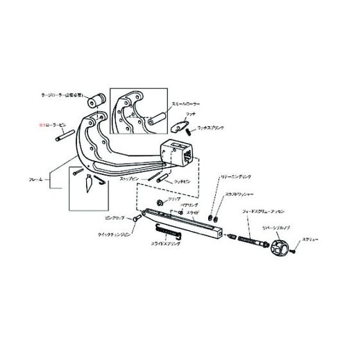 チューブカッター用パーツ スラスト ワッ